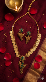 Gold Kasu Necklace Set(13973)