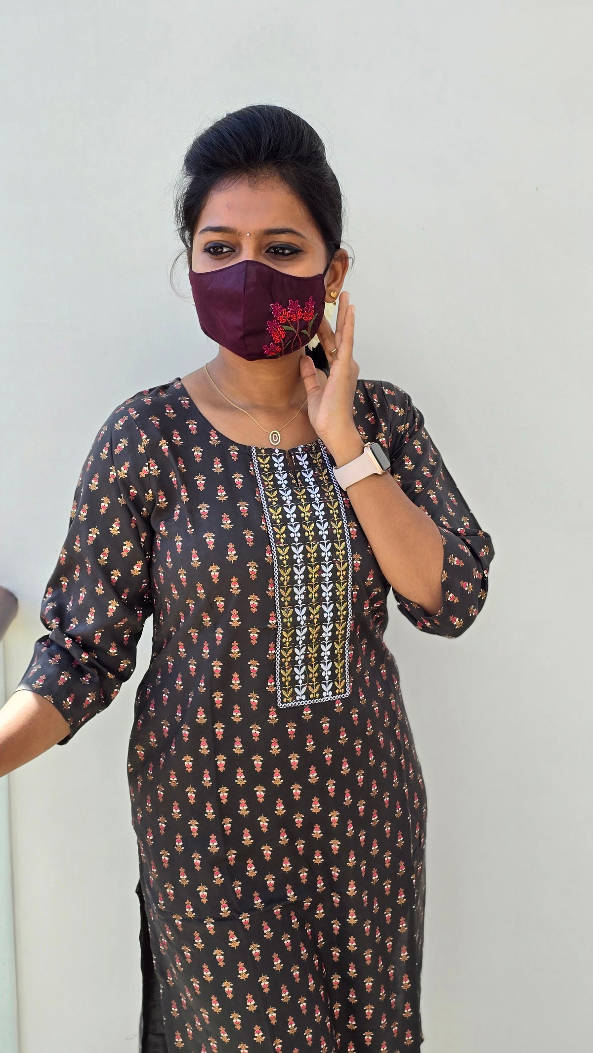 Office Wear Kurti (Embroidery) 2009