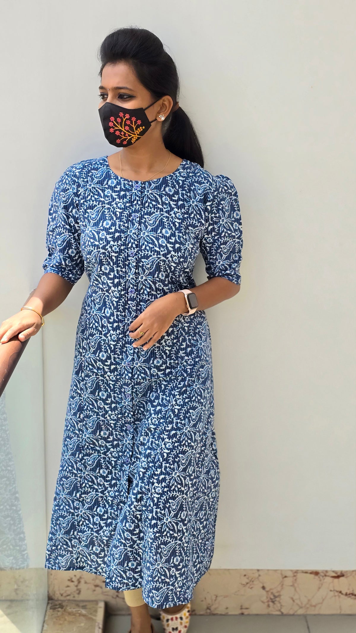 Jaipur A-Line cotton Kurti (2184)(c1)