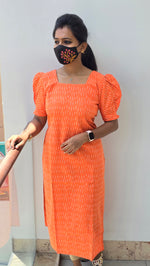 Ikkat Cotton Kurti (2171)