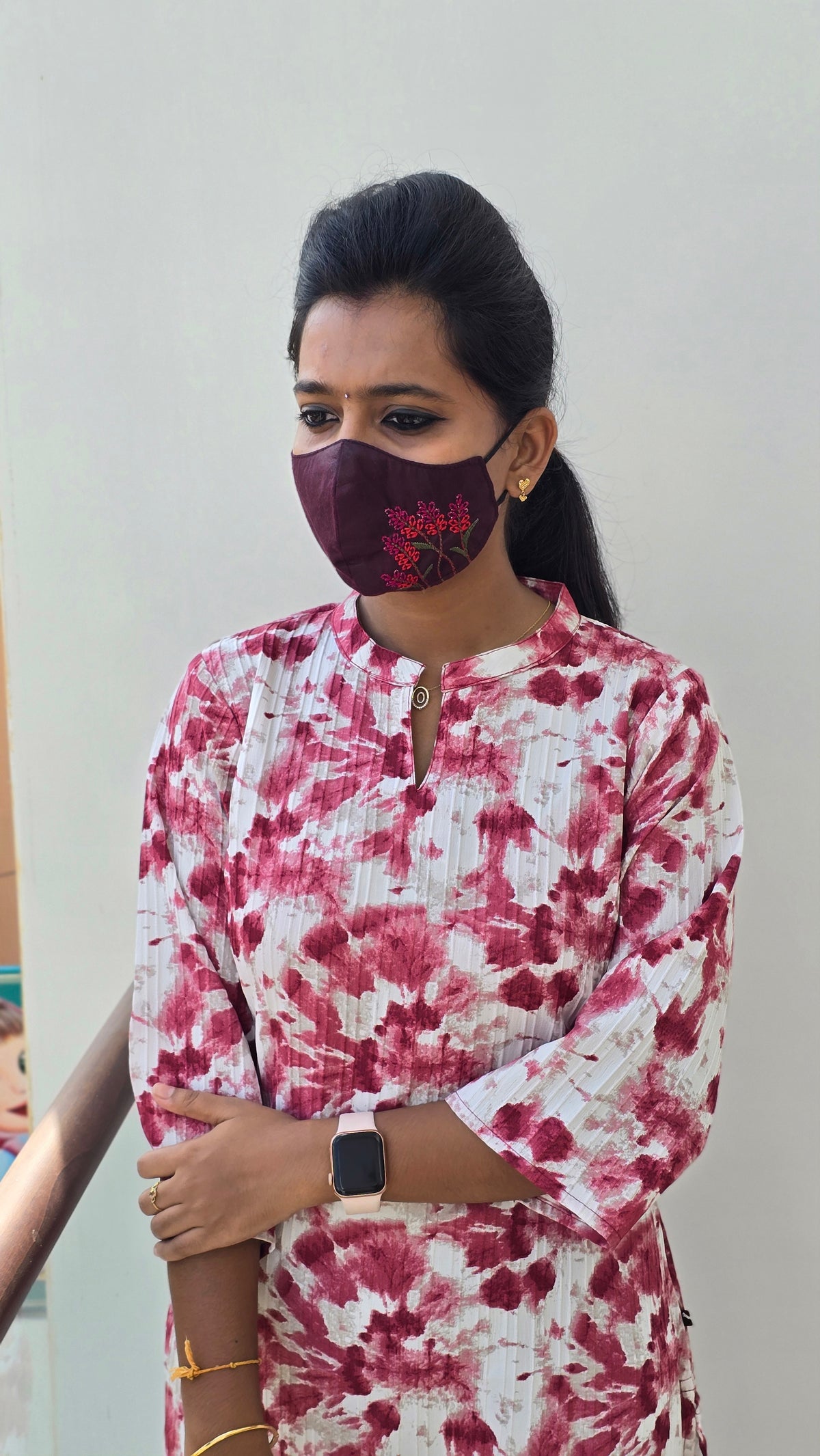 Office Wear Popcorn Kurti (2213)c2