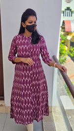 Ikkat Cotton Kurti (2422)