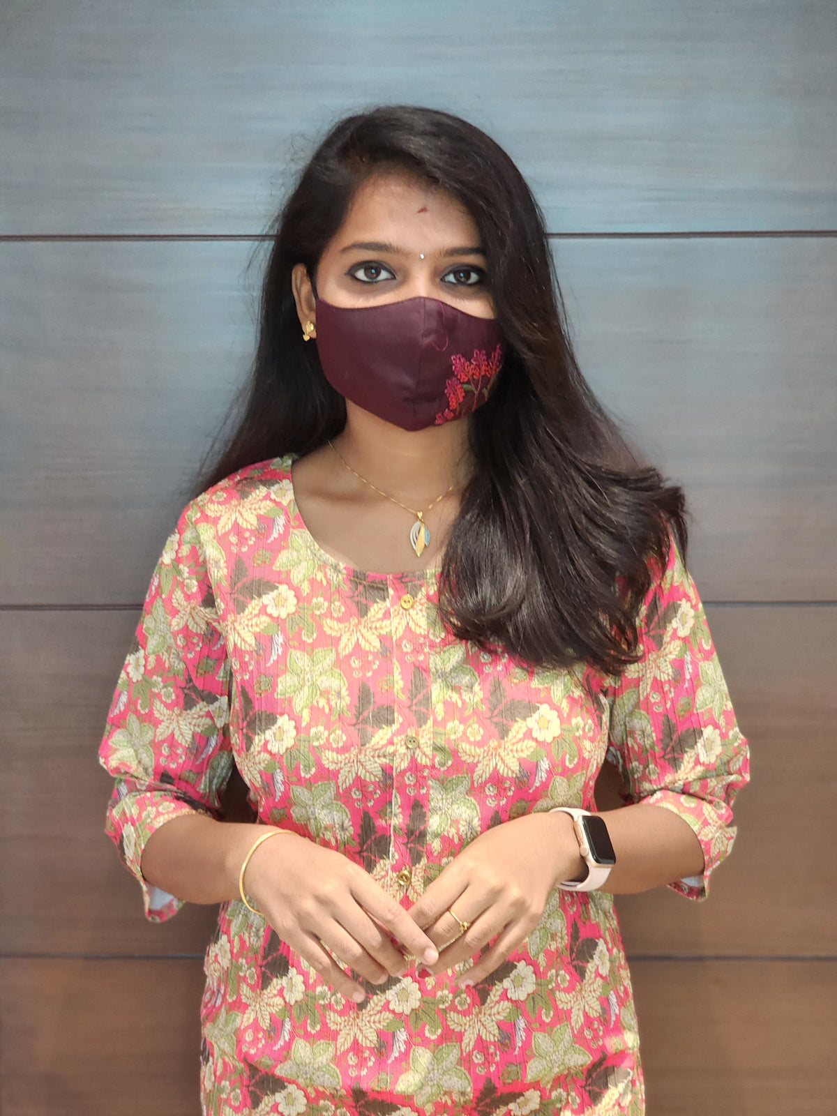 Office Wear Popcorn Kurti (2857)c2