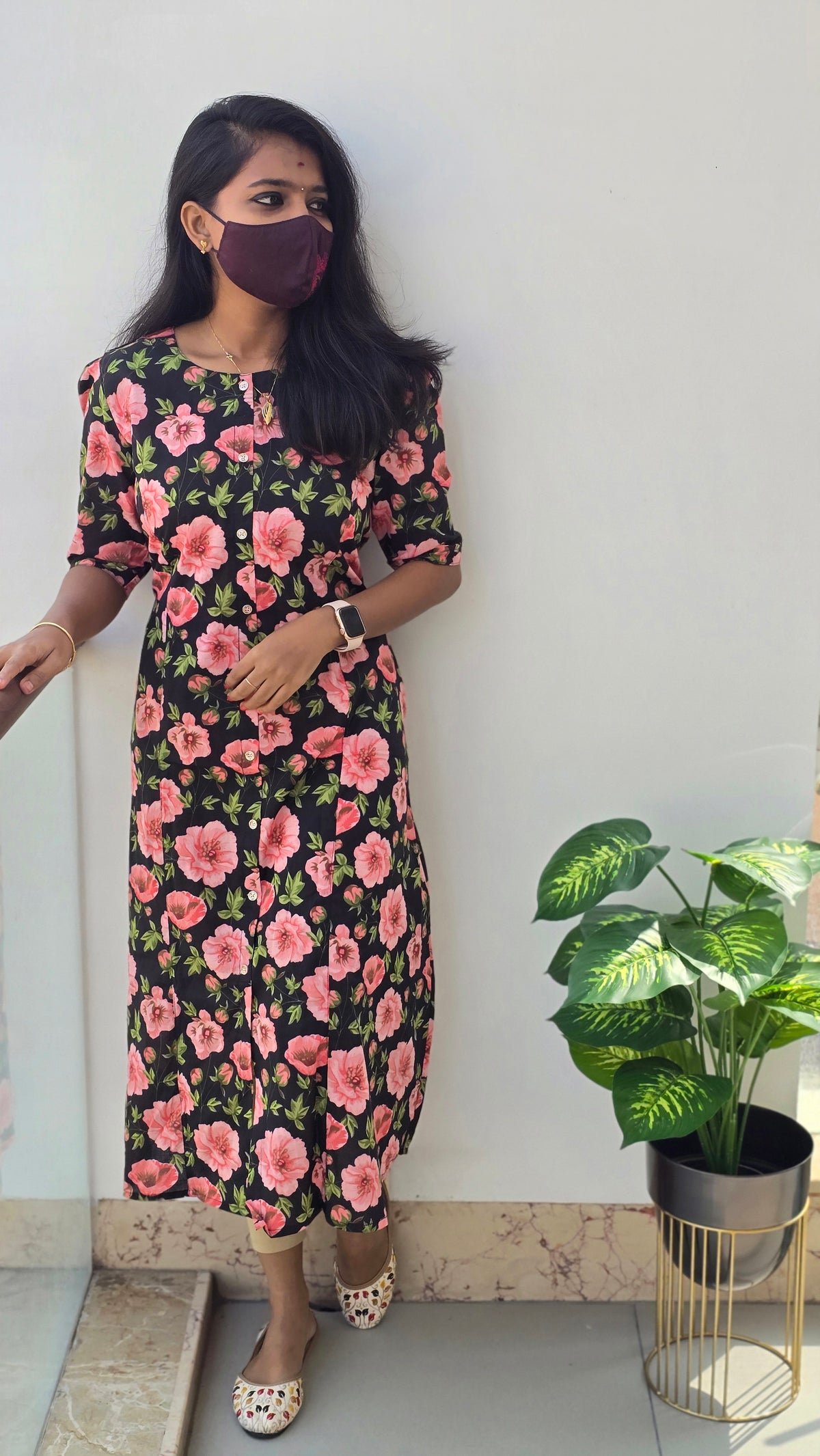 Jaipur A-Line cotton Kurti (3064)(c5)