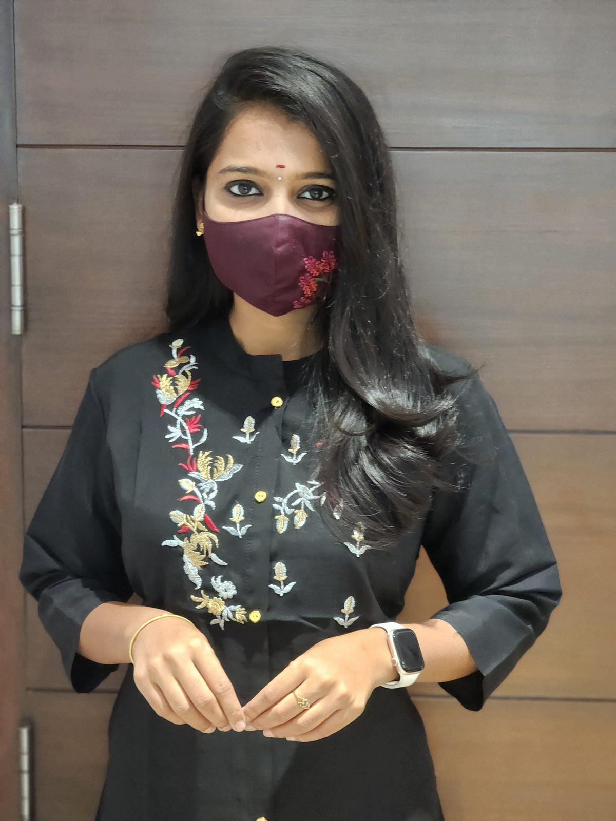 Office Wear Kurti (Embroidery) (3715)