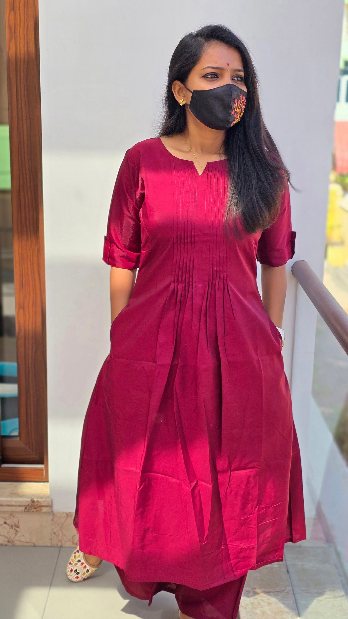 Cord set(kurti+ pant) (3941)