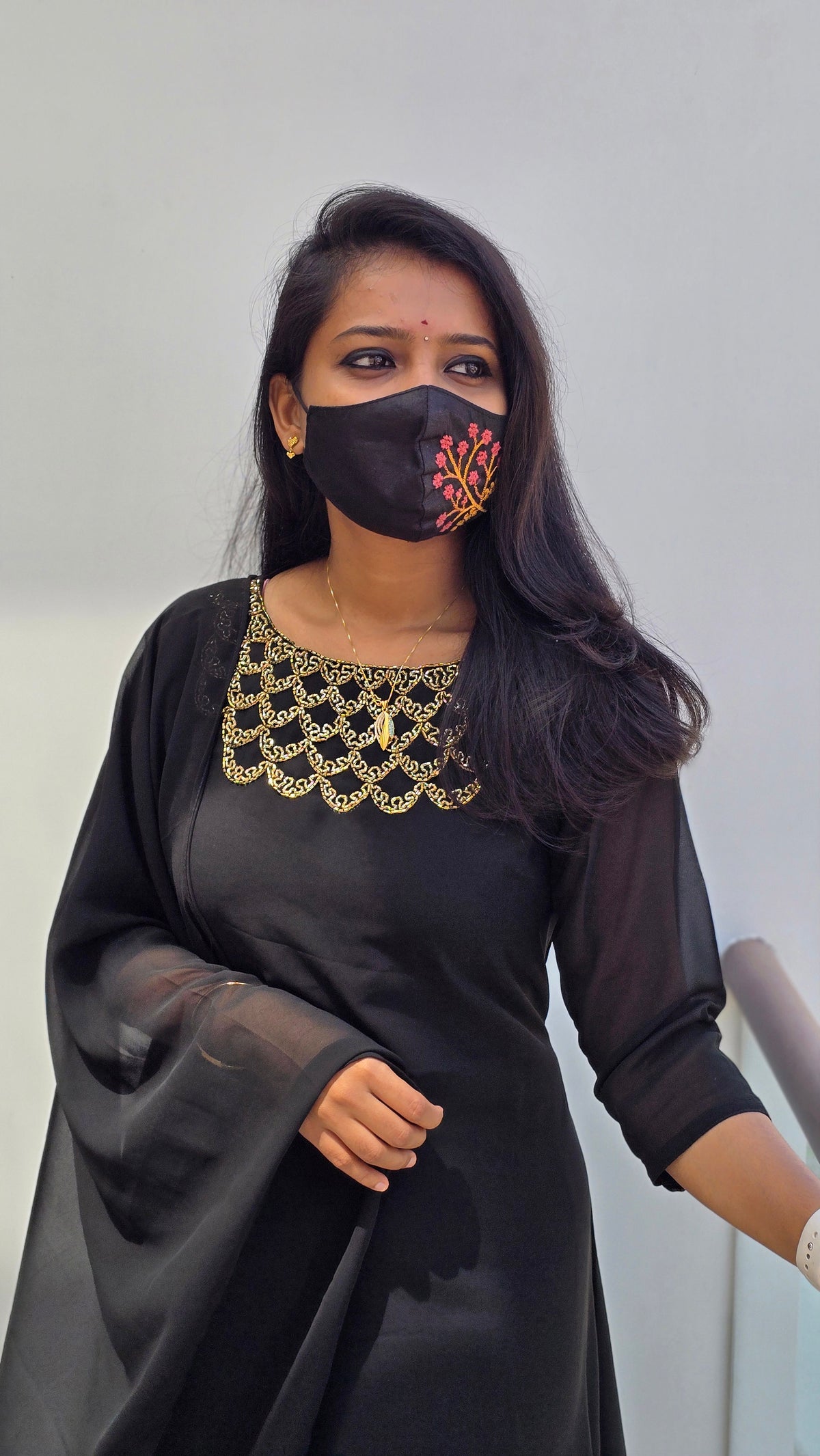 Salwar Set (kurti+Dupatta)(4053)(c)