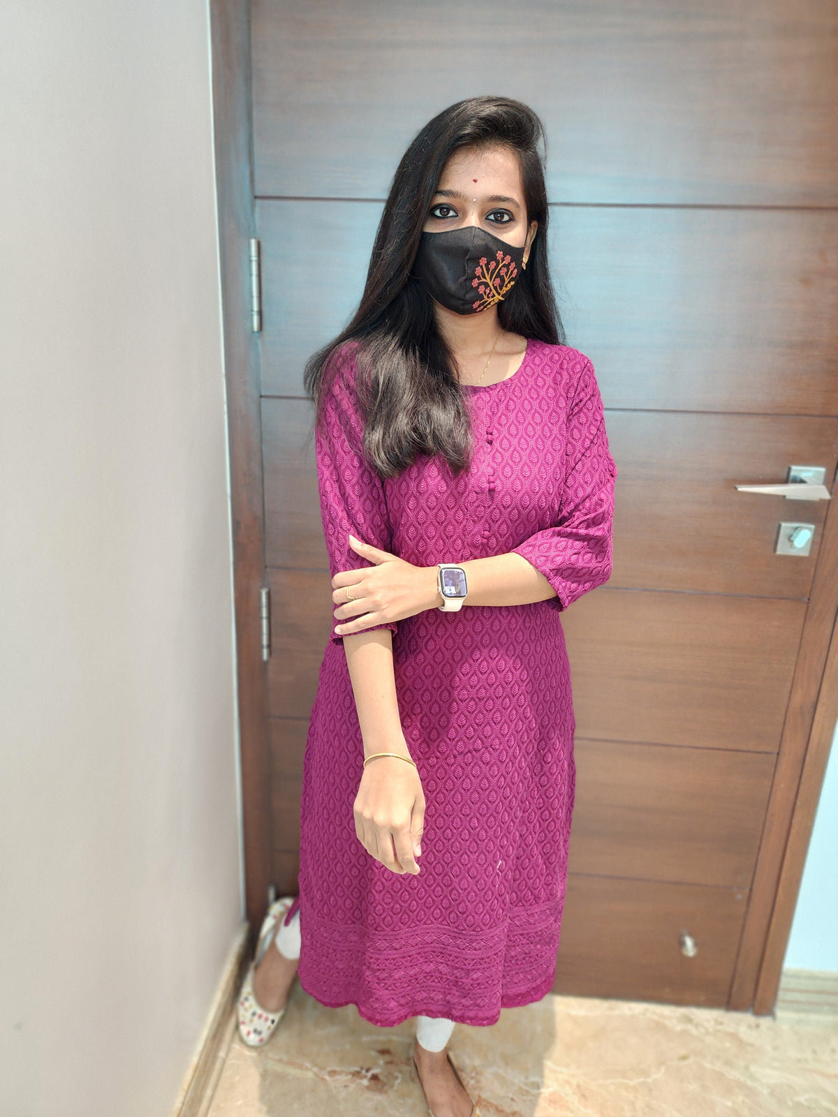 Chikankari Kurti (4556)