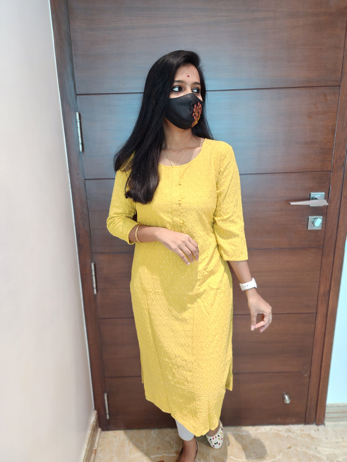 Chikankari Kurti (4557) (c)