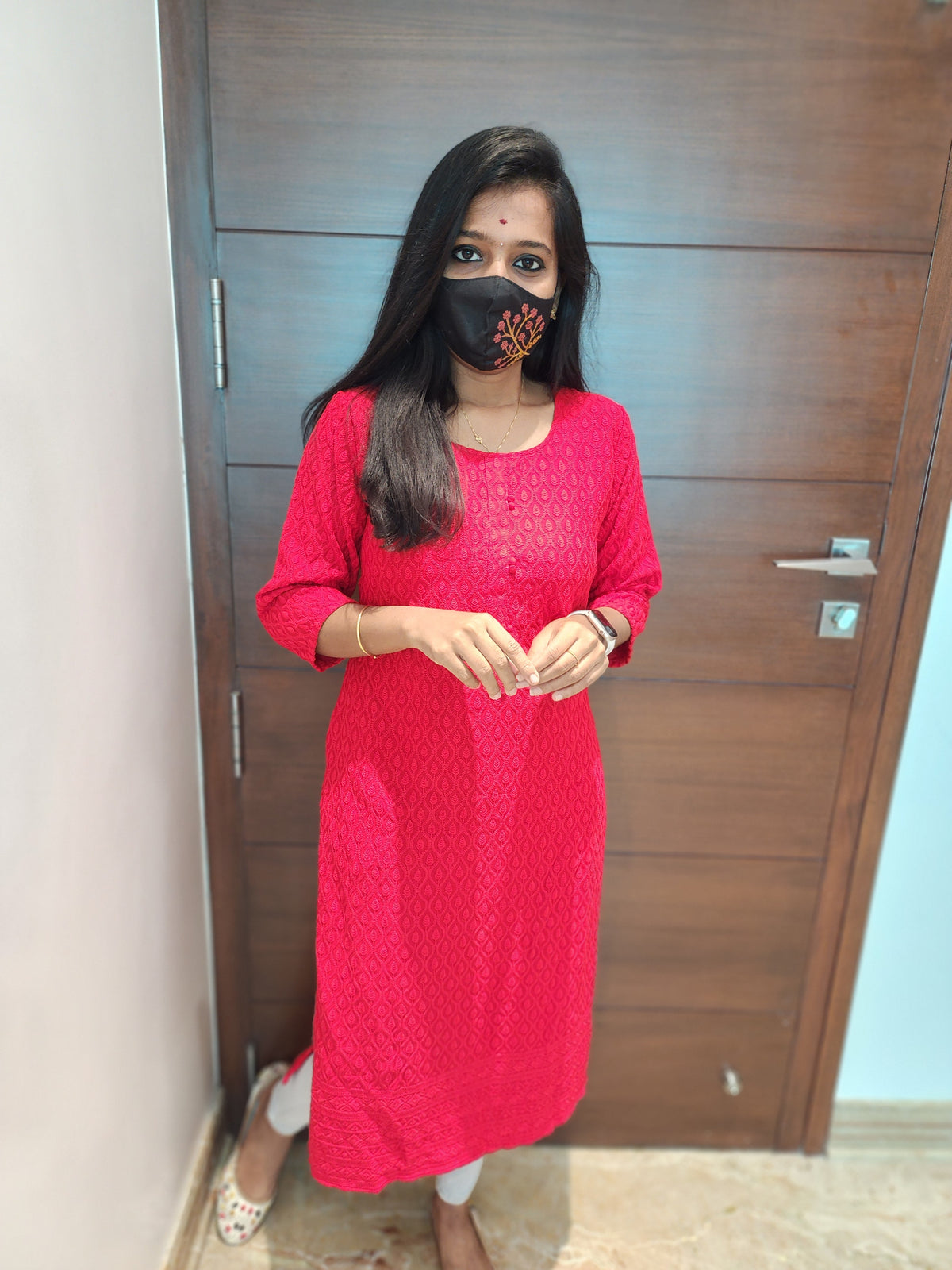 Chikankari Kurti (4559)