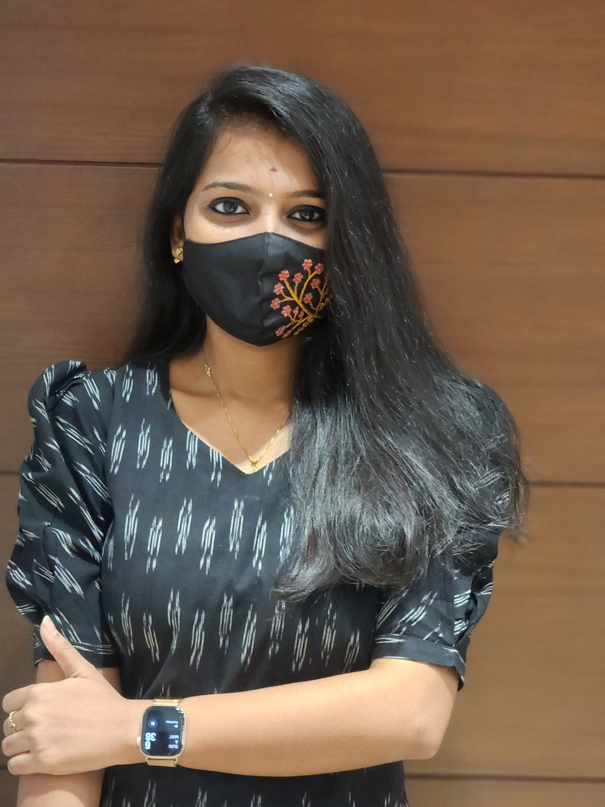 Ikkat Cotton Kurti (4825)