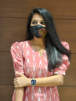 Ikkat Cotton Kurti (4826)(c)