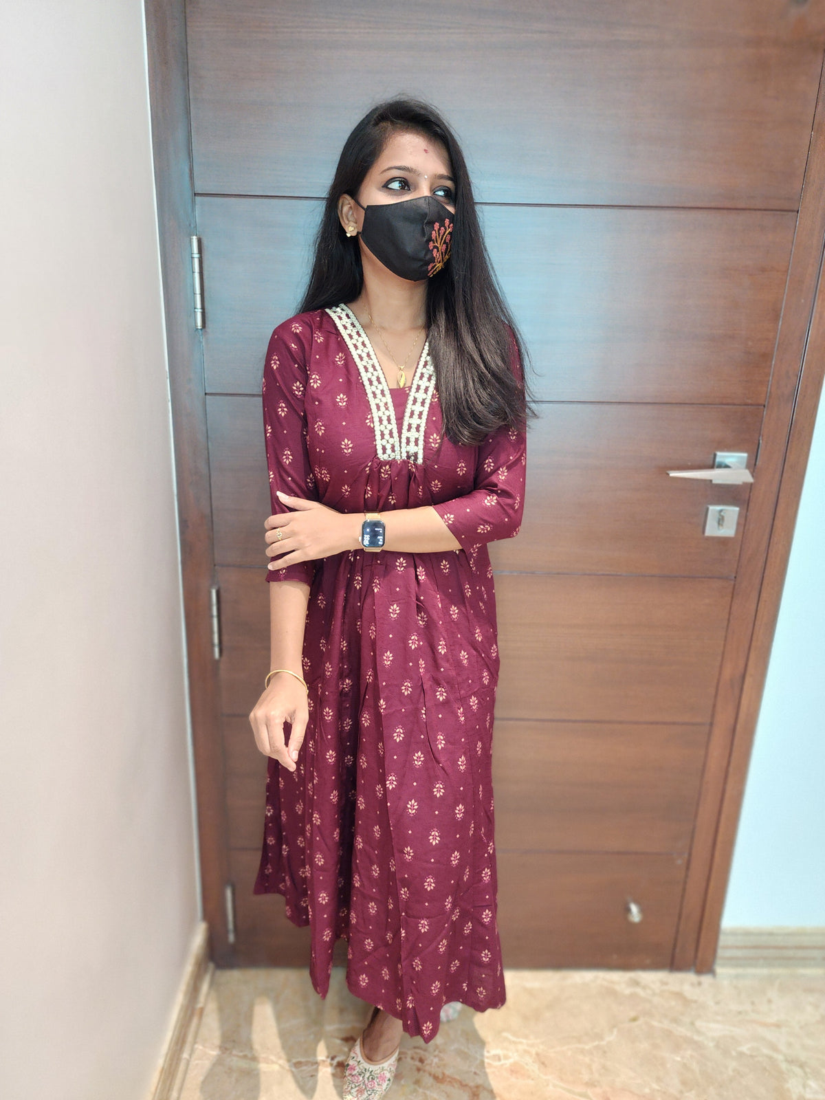 Office Wear Kurti (4934)(c)