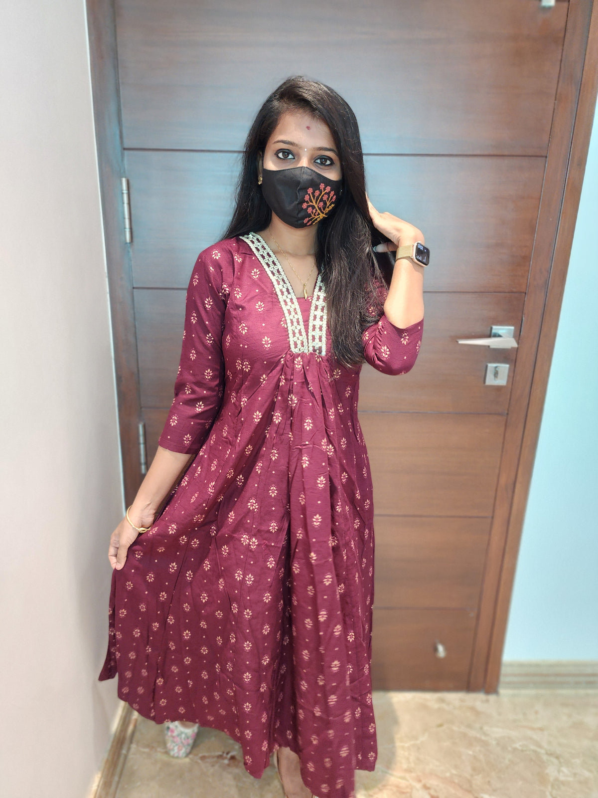 Office Wear Kurti (4934)(c)