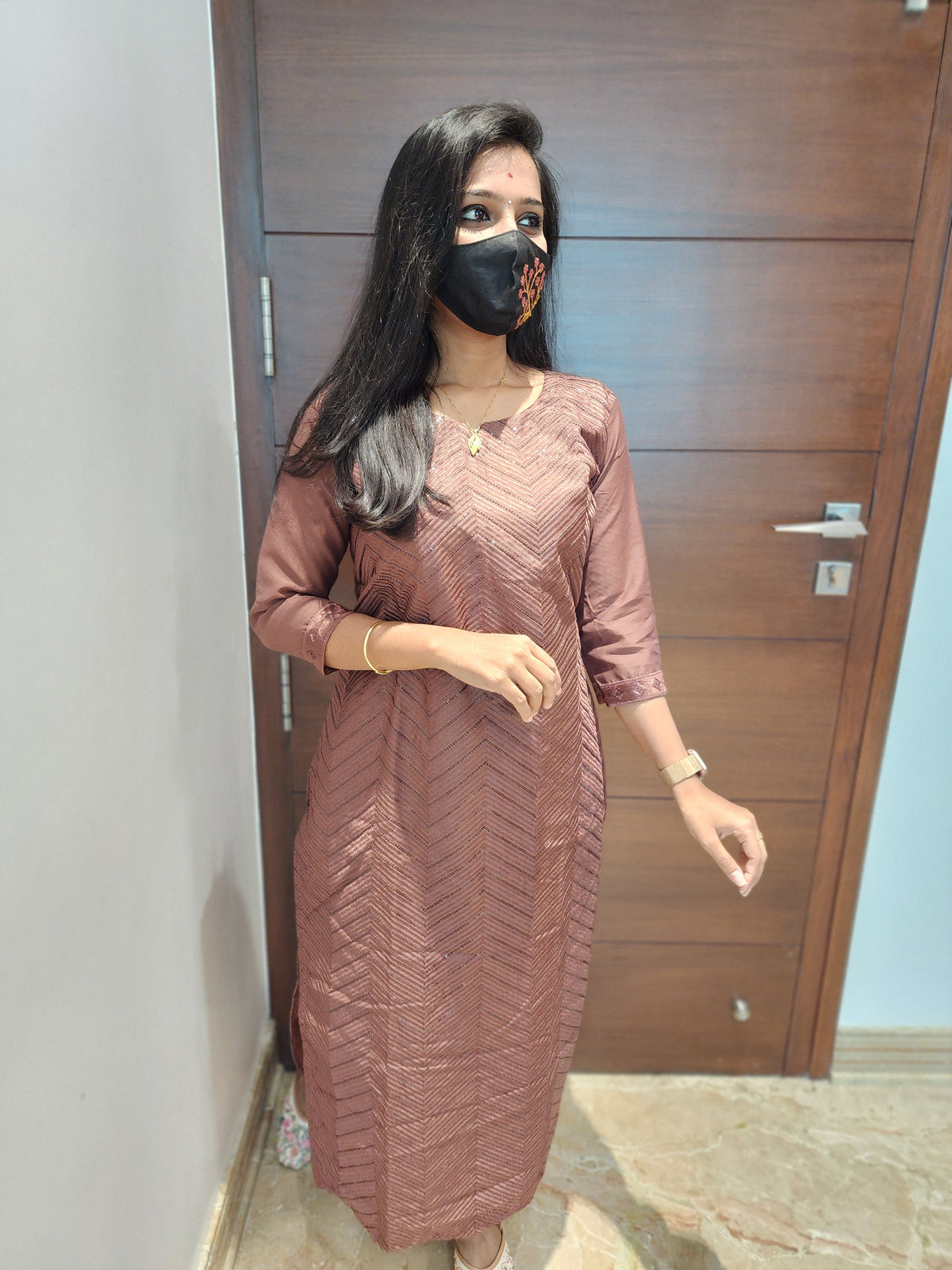 Party wear kurti (6455)c