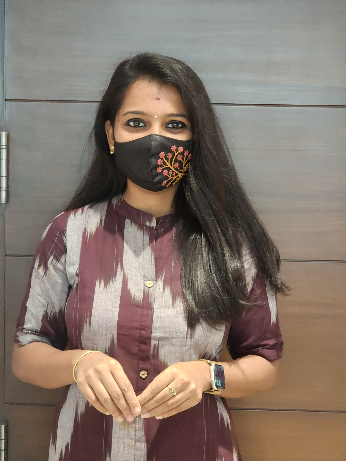 Ikkat Cotton Kurti (5091)