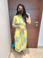 Ikkat Cotton Kurti (5093)