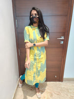 Ikkat Cotton Kurti (5093)