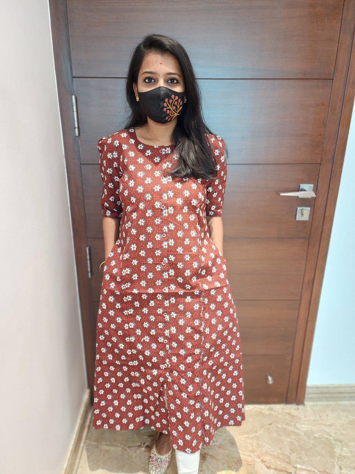 Jaipur A-Line cotton Kurti (5663)(c2)