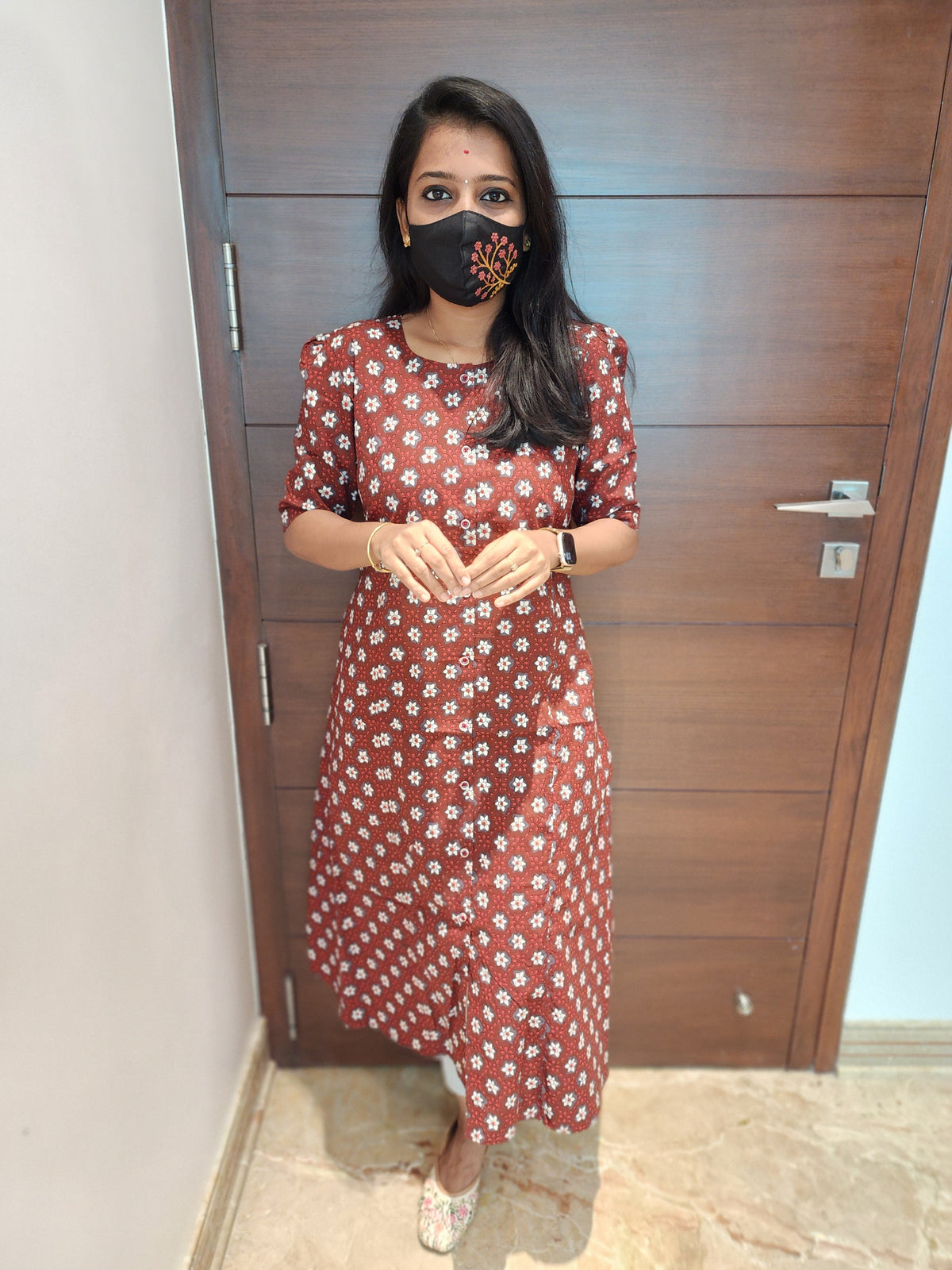 Jaipur A-Line cotton Kurti (5663)(c2)