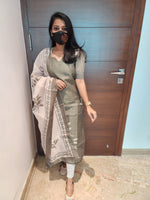 Salwar Set (kurti+Dupatta) (5667)