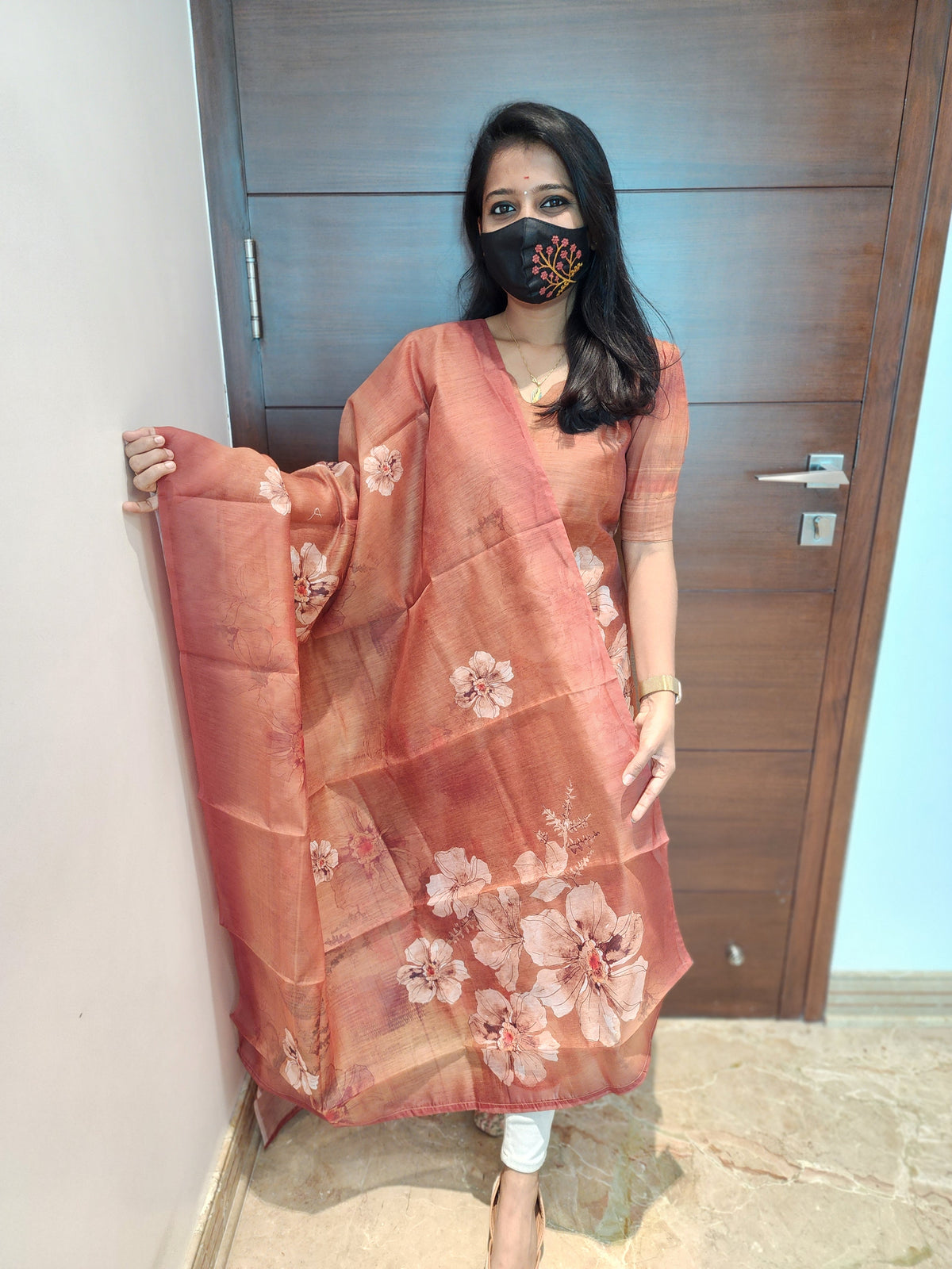 Salwar Set (kurti+Dupatta) (5668)