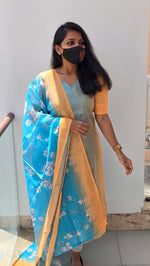 Salwar Set (kurti+Dupatta) (5719)