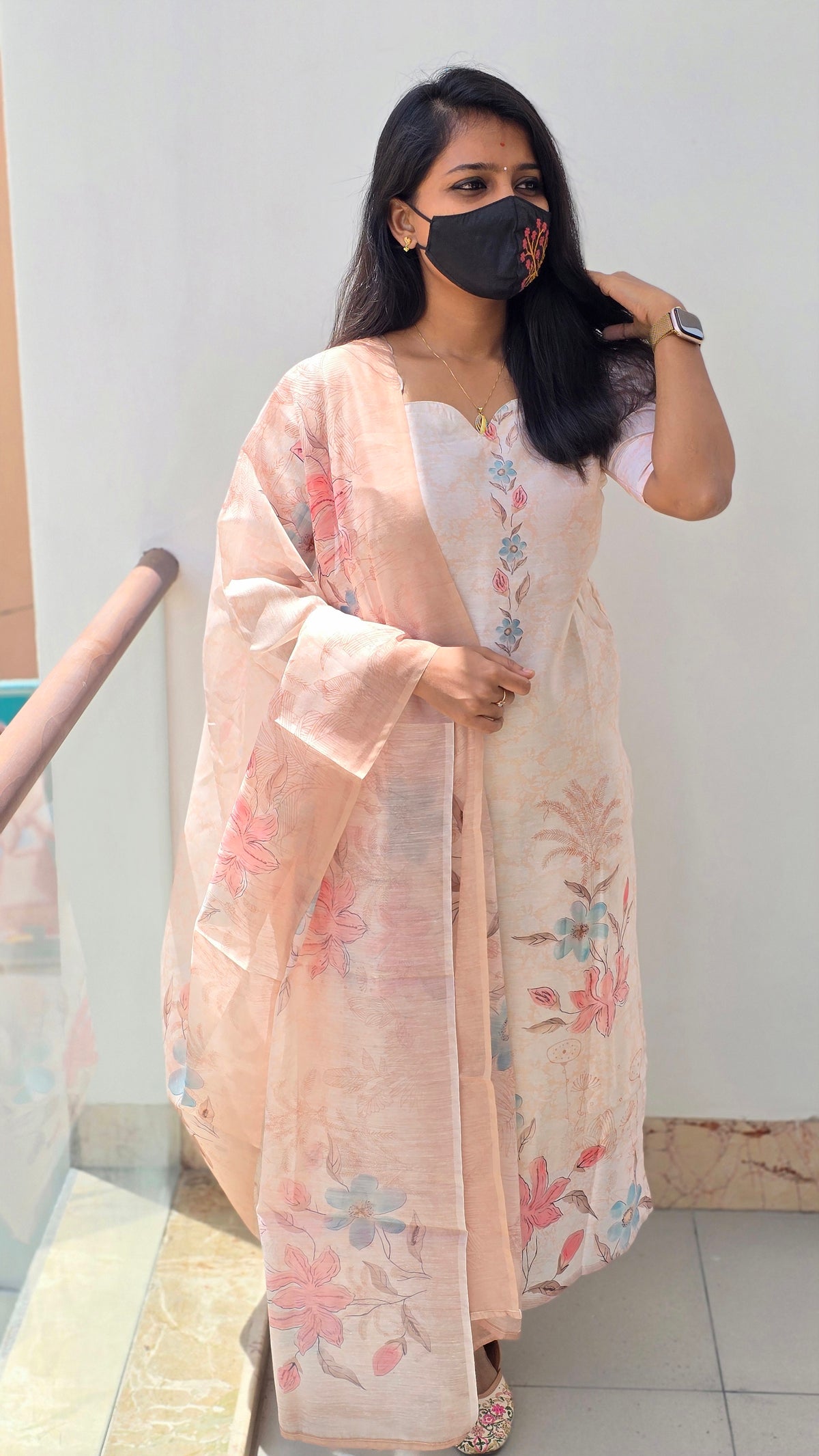 Salwar Set (kurti+Dupatta) (5720)