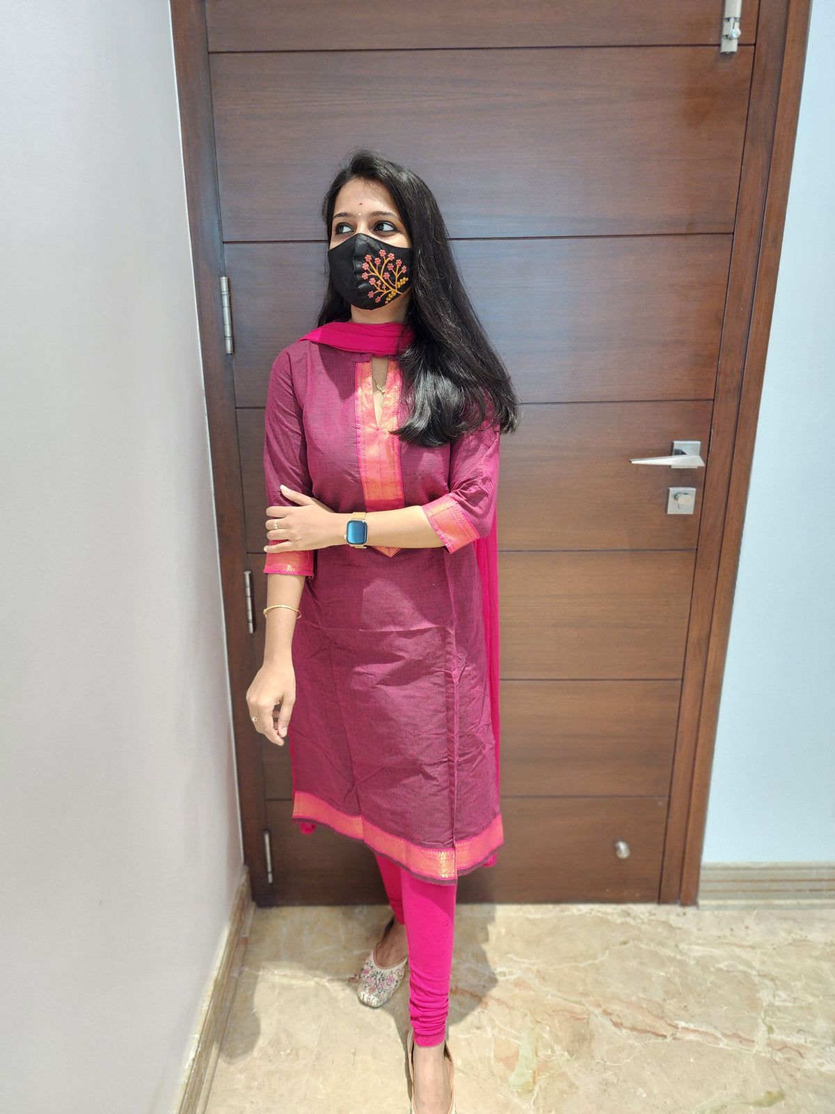 Office Wear kurti-mangalgiri cotton (6515)