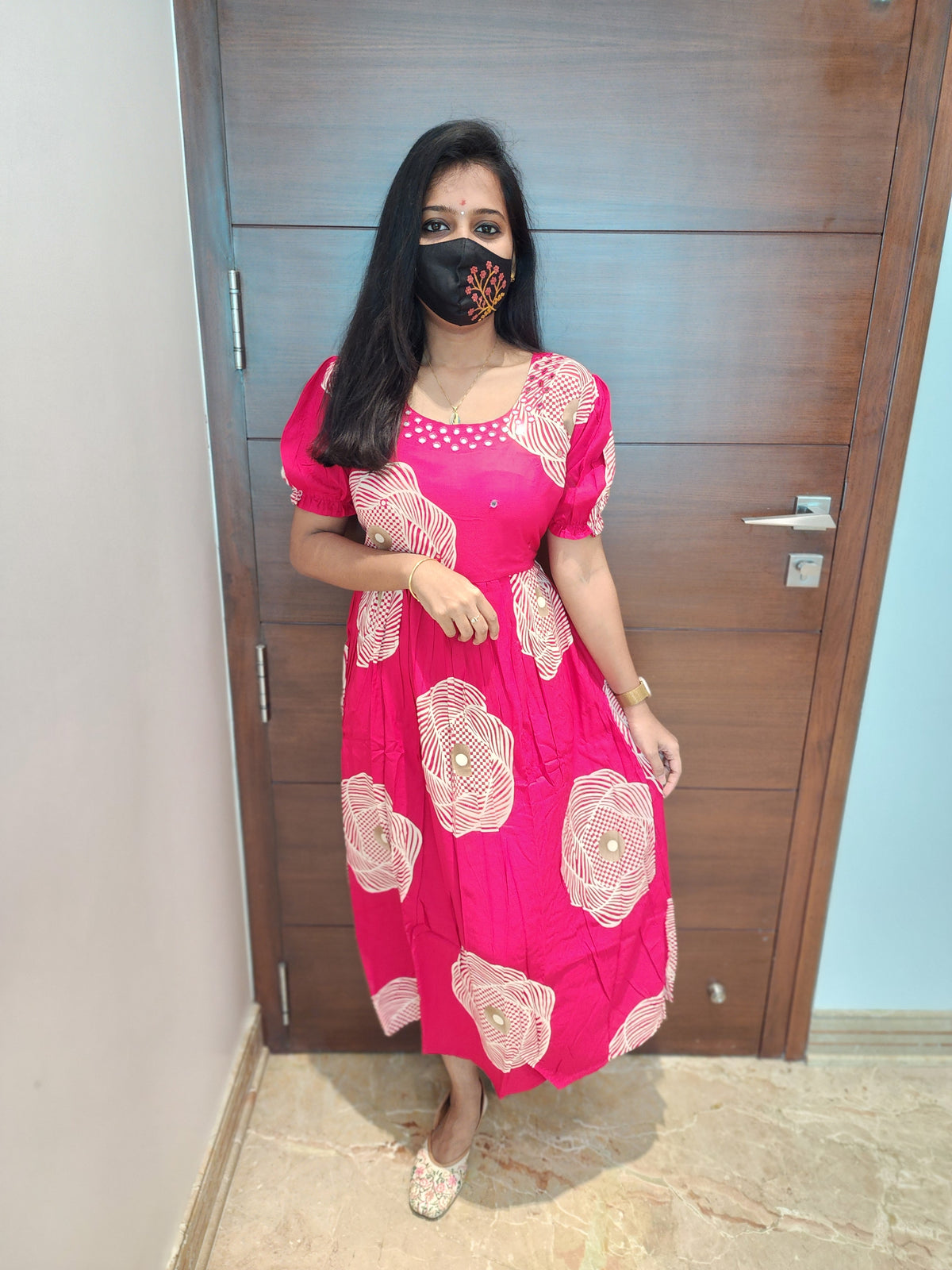 Western wear frock (6584)c3