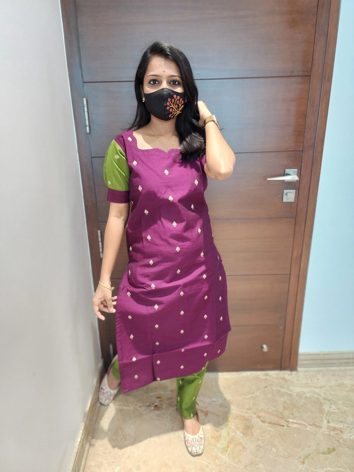 Cord set (pant & top) (6636)