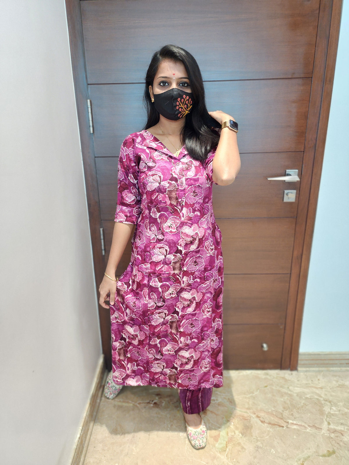 Cord set (pant & top) (6650)