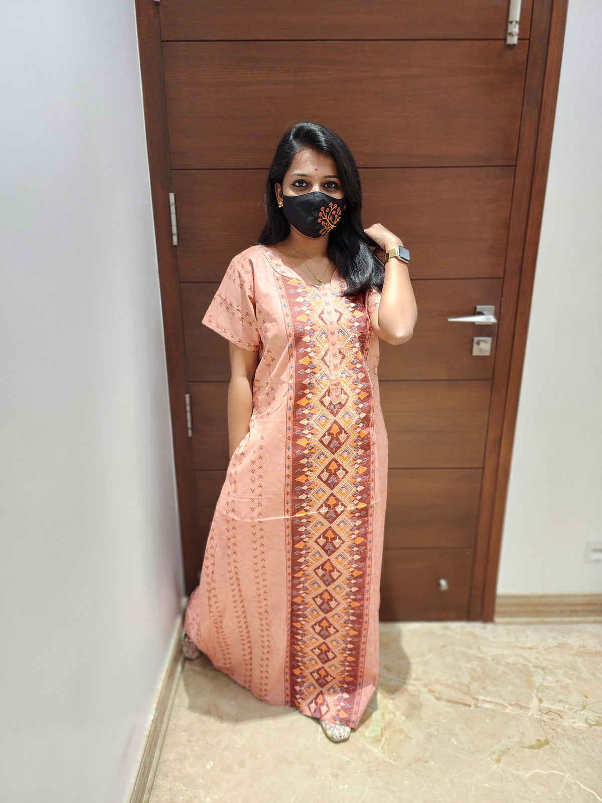 Chudi fit night +dupatta(free) (448)