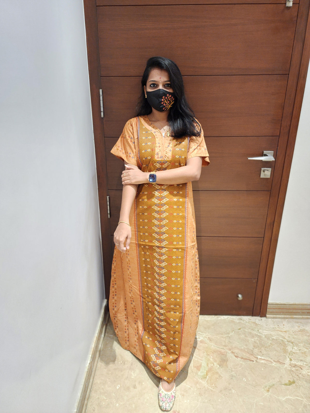 Chudi fit night +dupatta(free) (449)