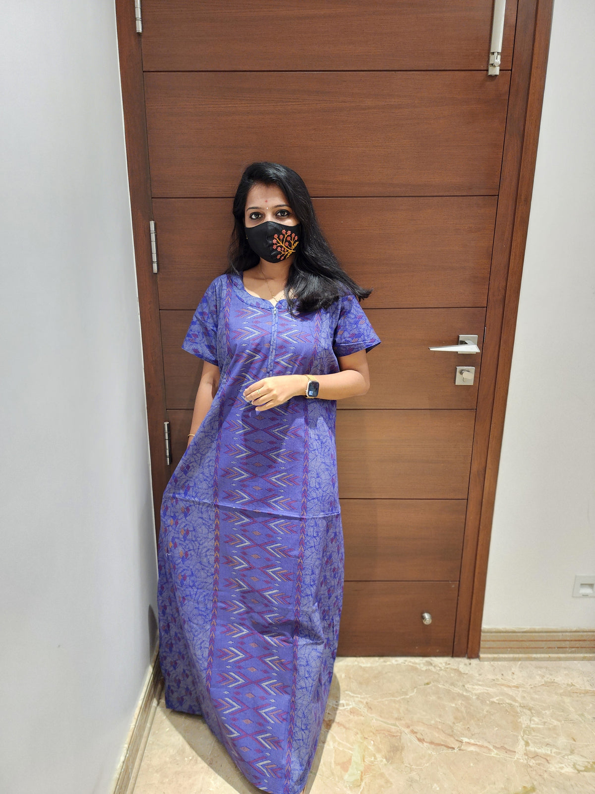 Chudi fit night +dupatta(free) (451)