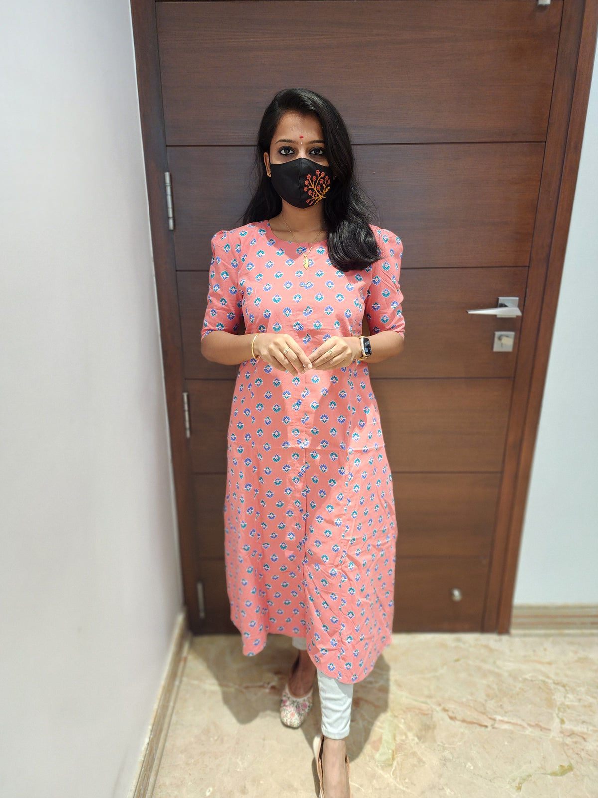 Jaipur A-Line cotton Kurti (7196)