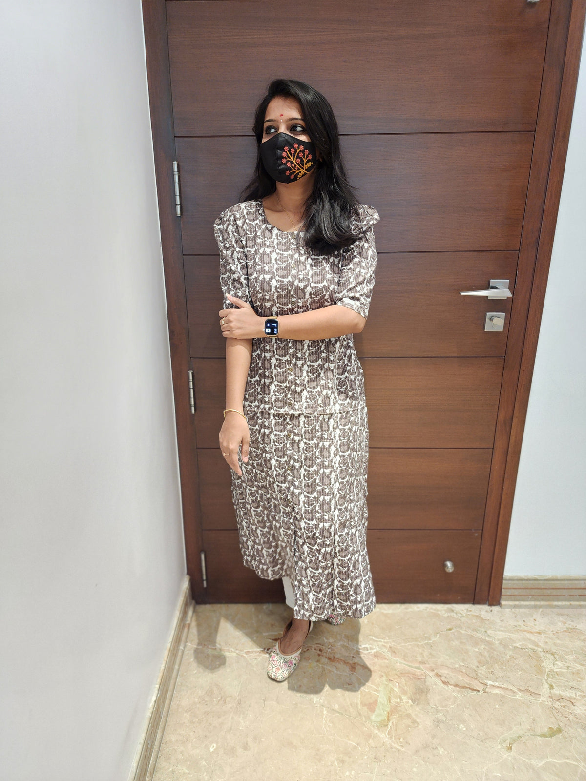 Jaipur A-Line cotton Kurti (7197)