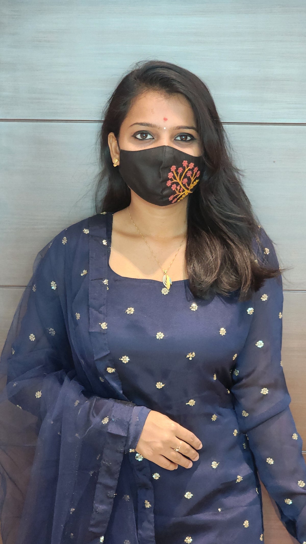 Salwar set (Kurti+Net Dupatta) (6786)