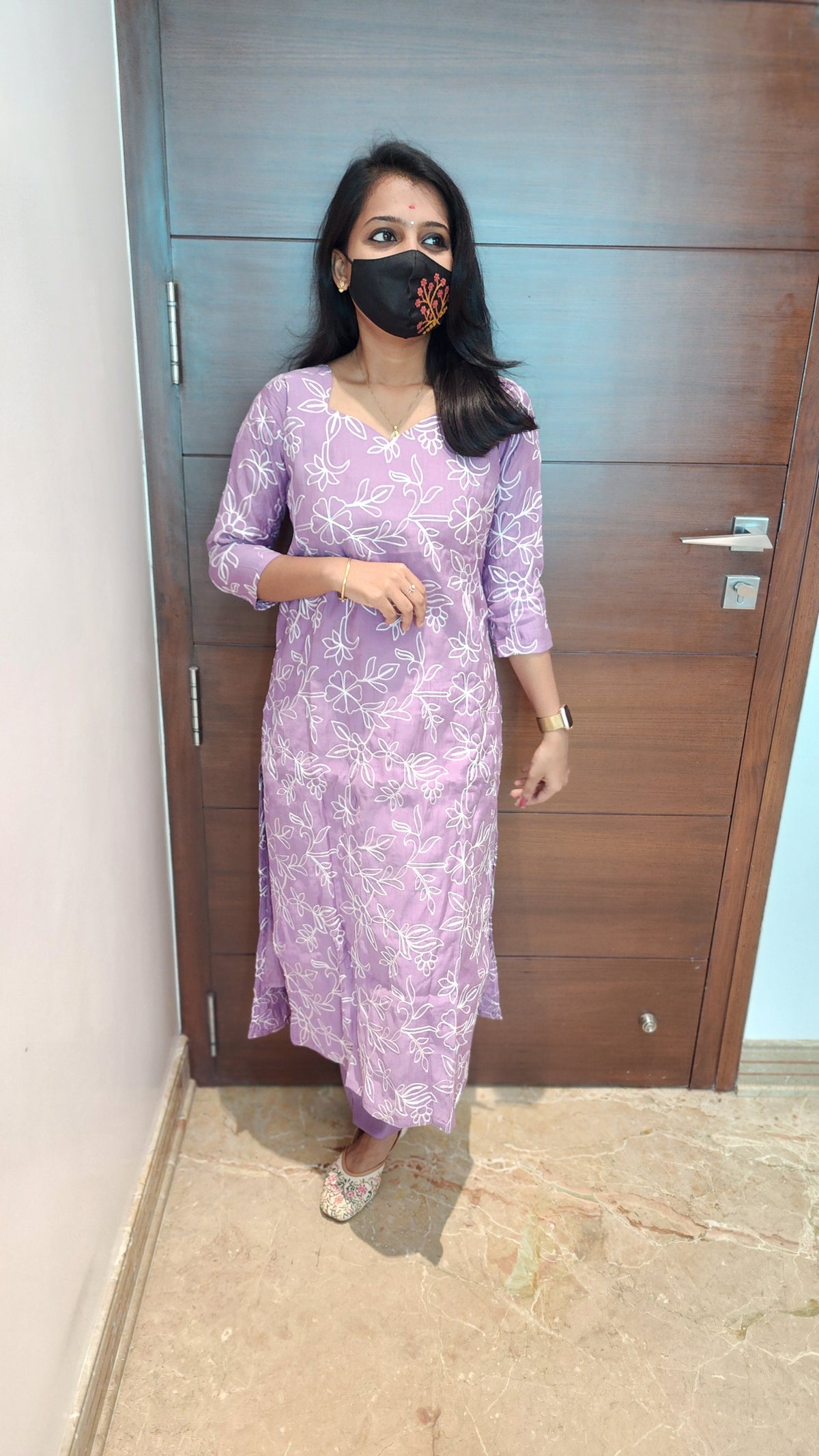 Cord set (pant & top) (6848)c