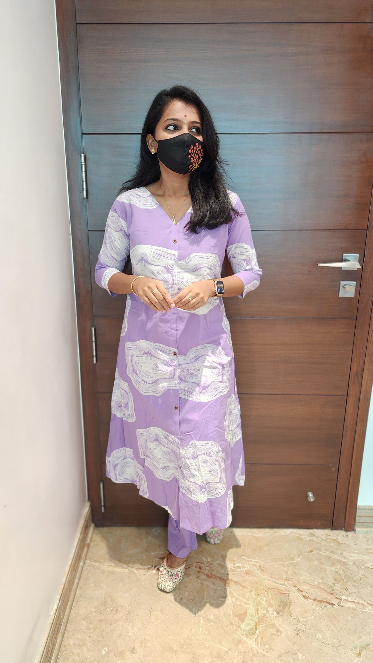 Cord set (pant & top)(7058)