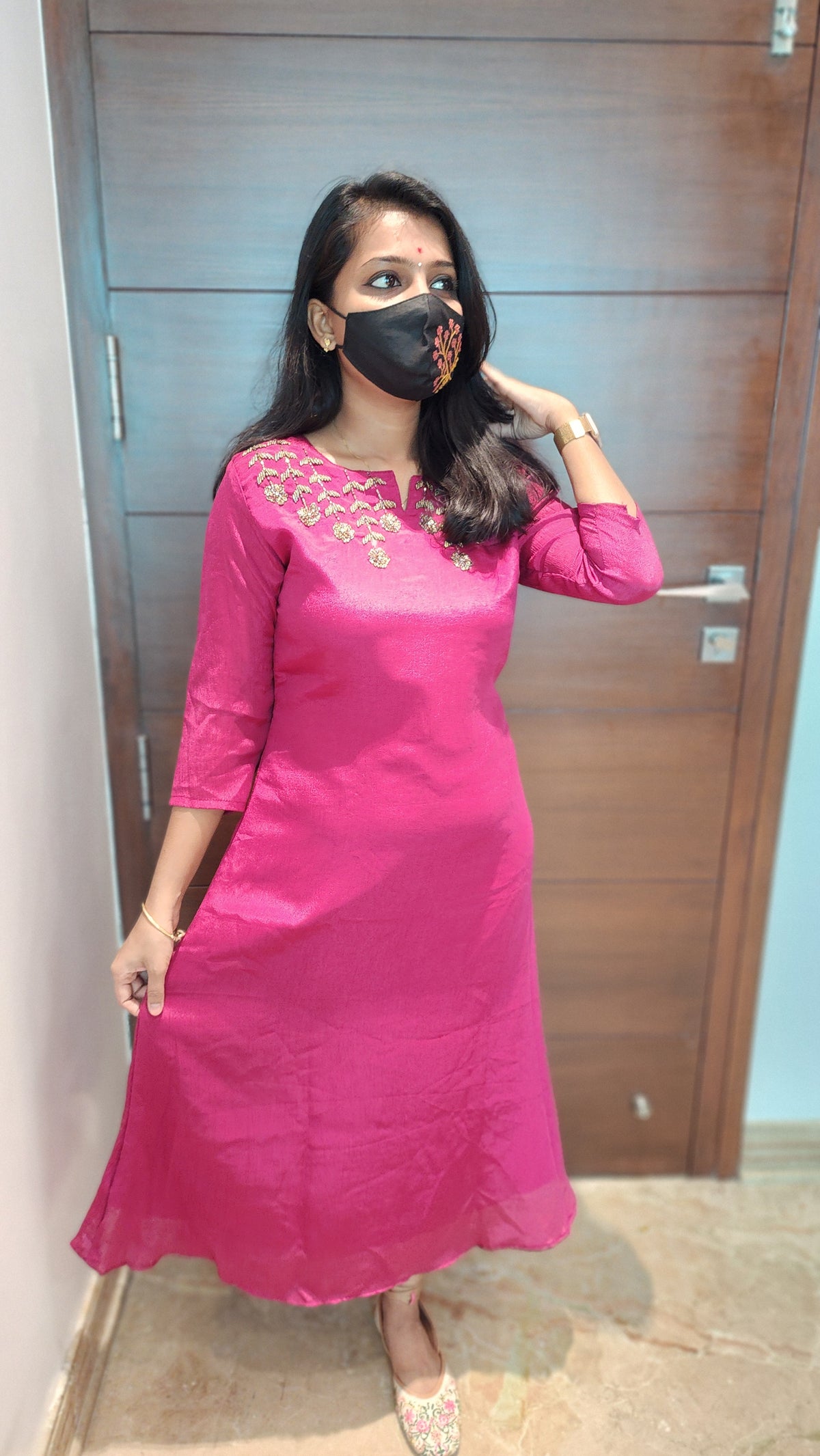 Festive sale -Handwork Kurti(7419)