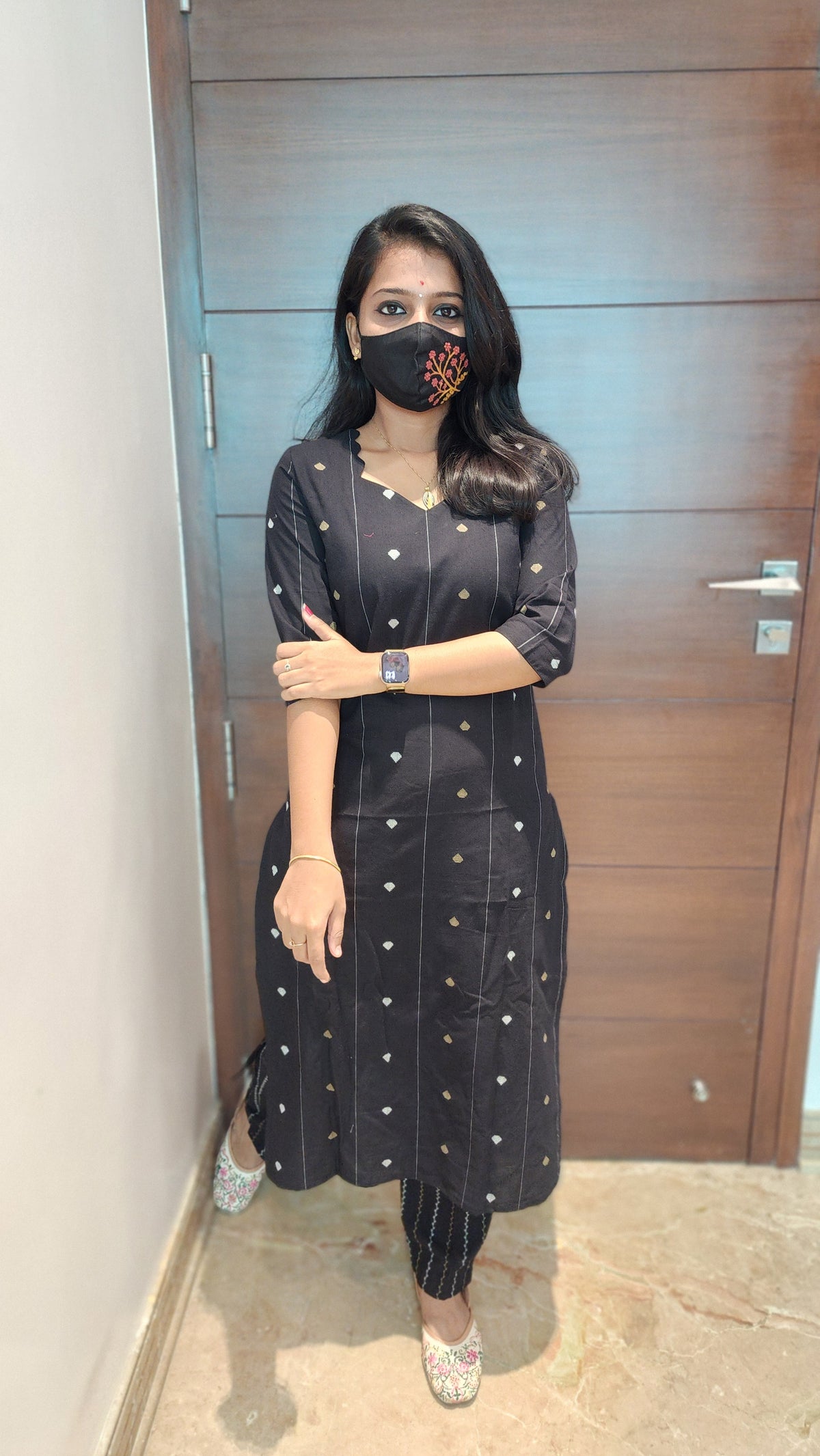 Cord set (pant & top)(6887)