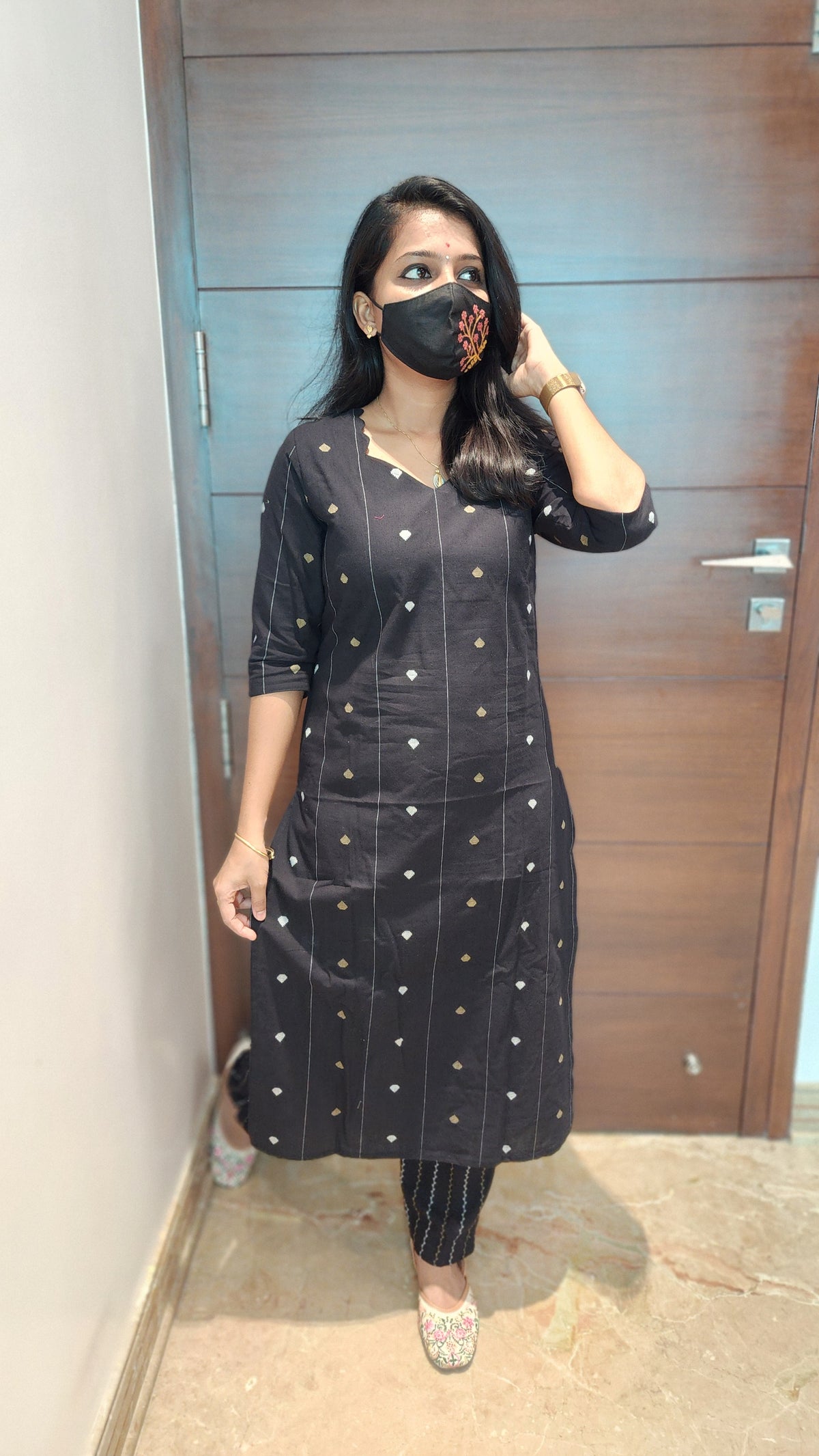 Cord set (pant & top)(6887)