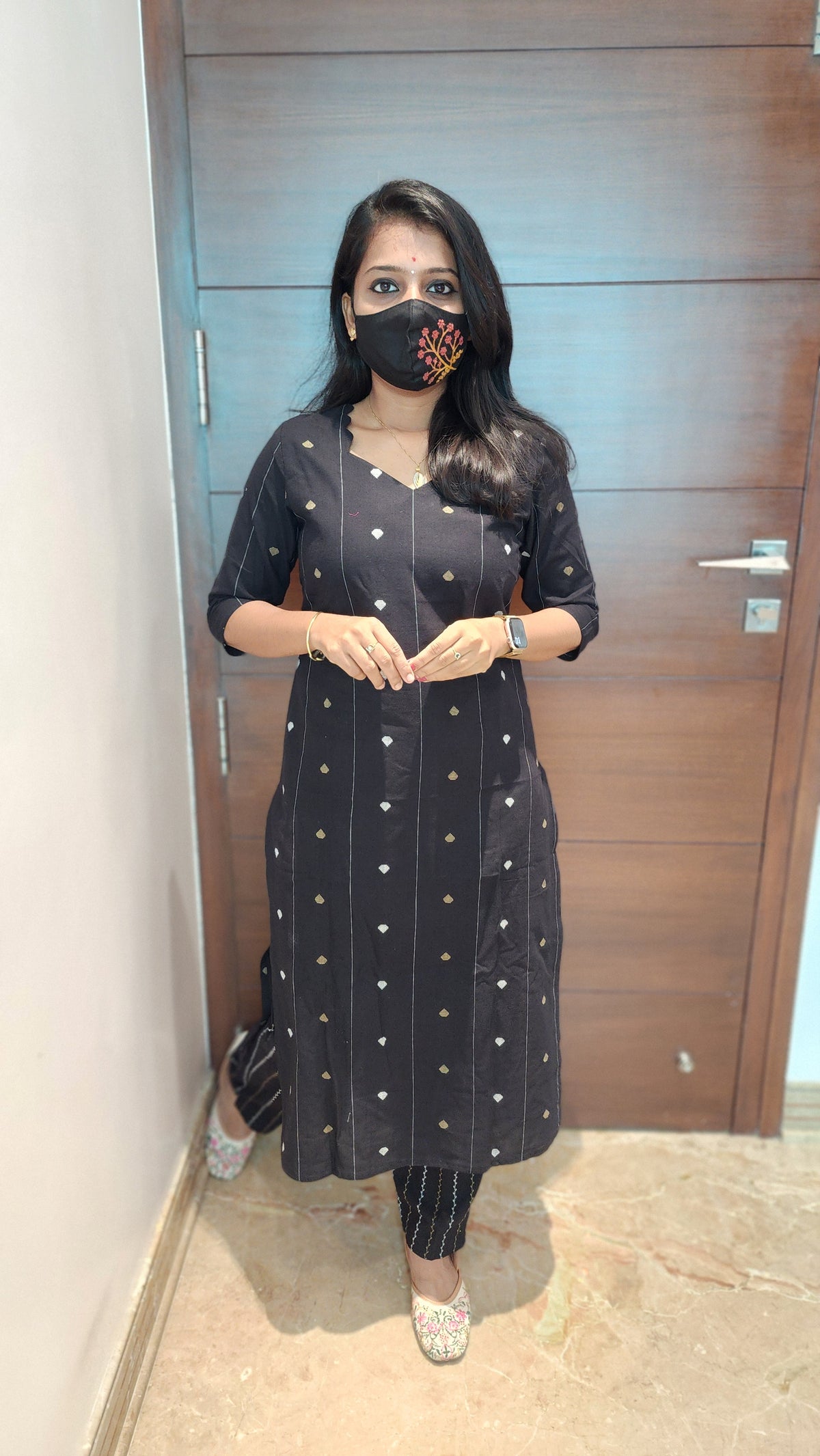 Cord set (pant & top)(6887)