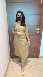 Cord set (pant & top)(6888)c