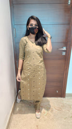 Cord set (pant & top)(6888)c