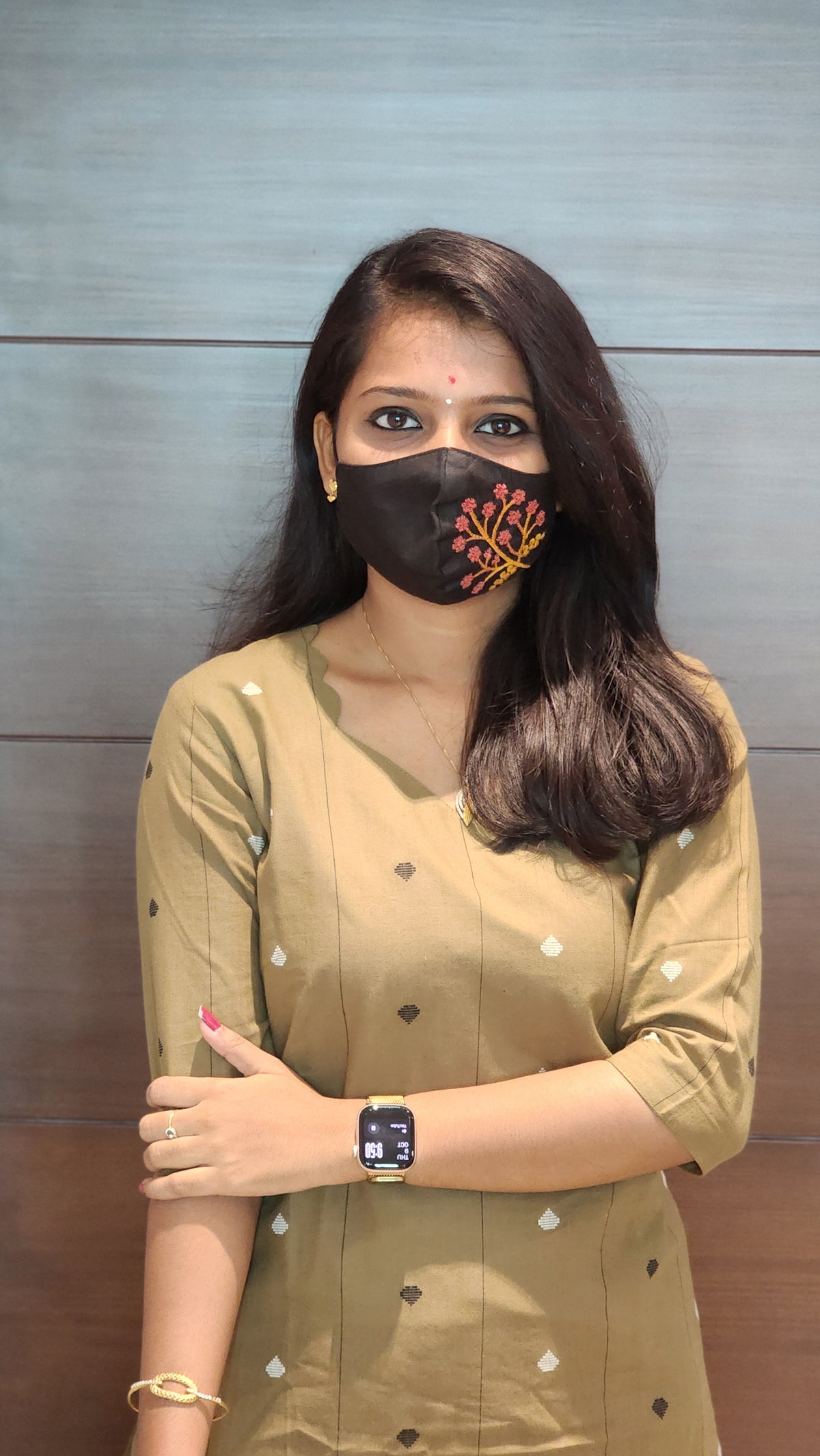 Cord set (pant & top)(6888)c