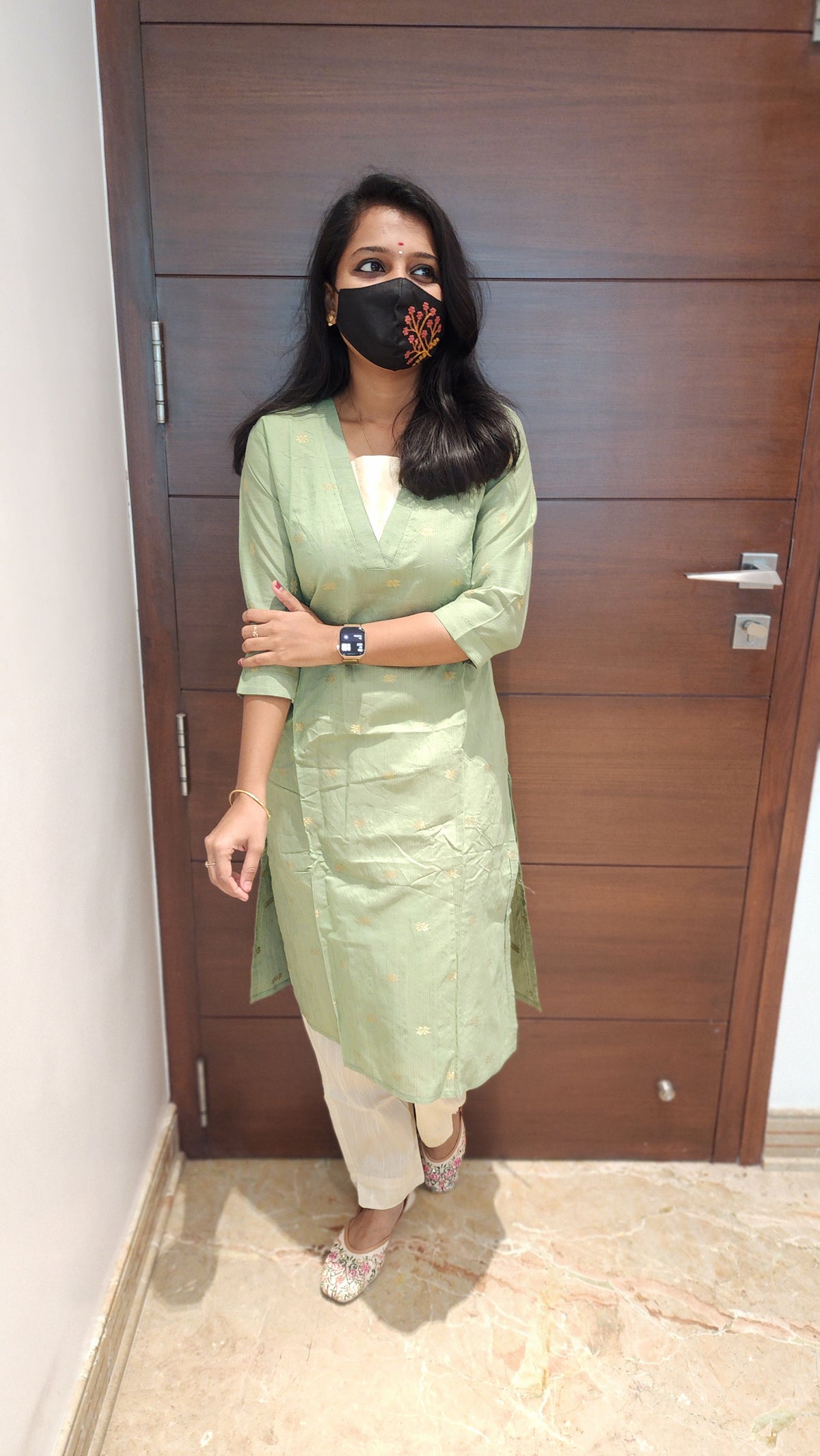 Cord set (pant & top)(7072)