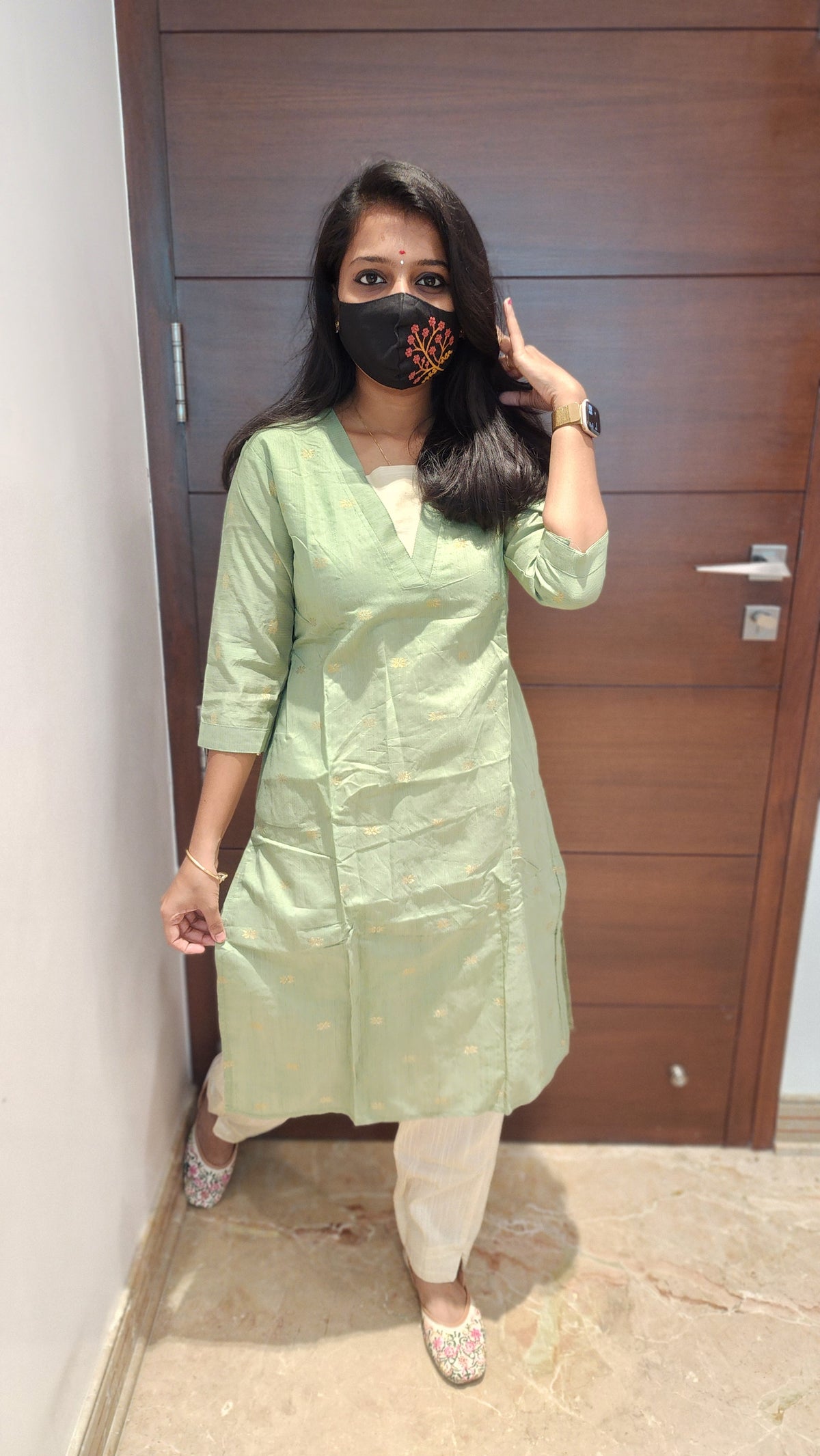 Cord set (pant & top)(7072)