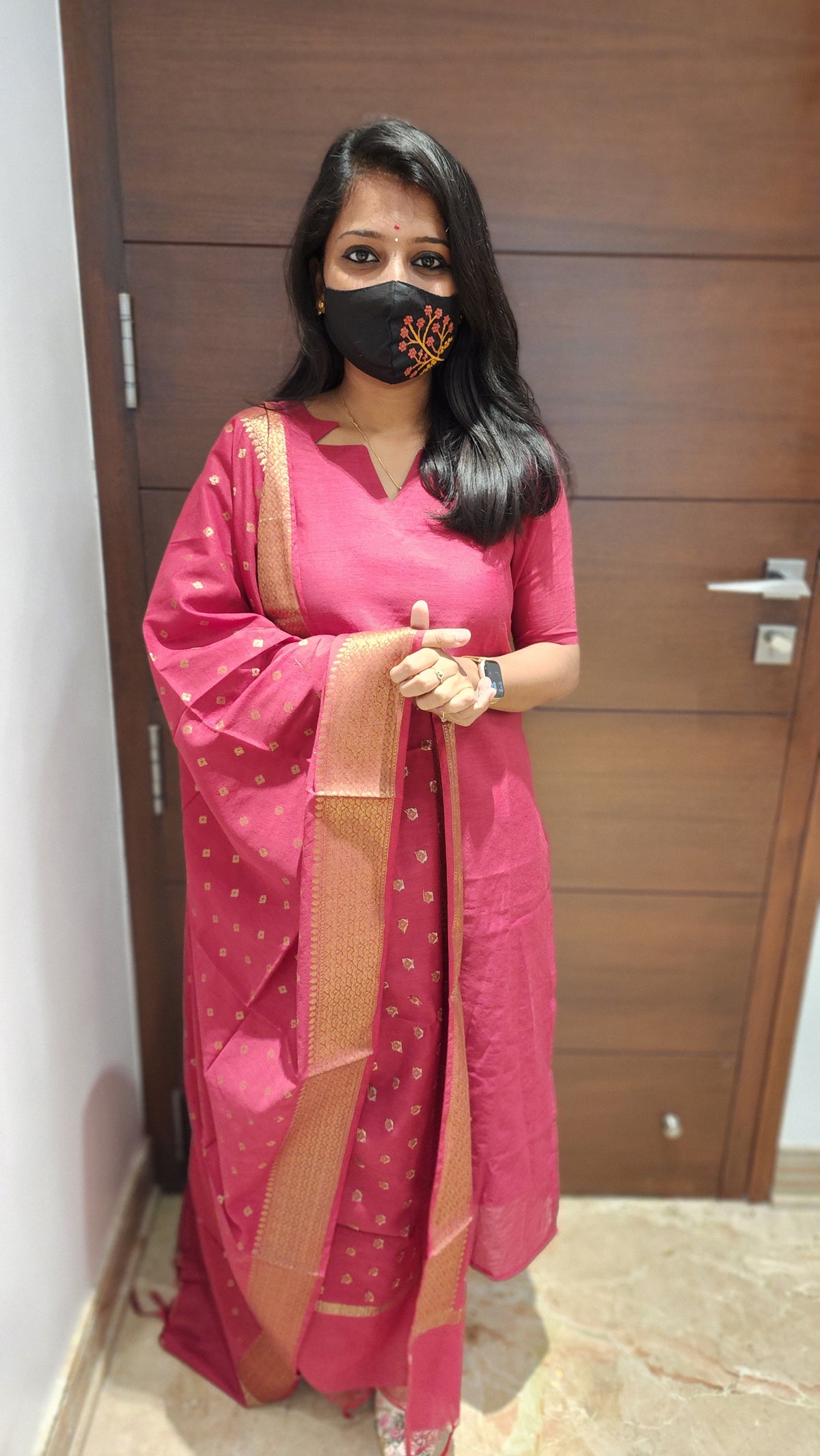 Handloom cotton Salwar Set(7126)